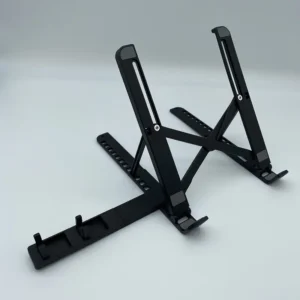 2-in-1 Upgraded Adjustable Laptop Stand with Heat Dissipation & Portable ABS Tripod Base – Ergonomic, Durable & Height-Adjustable Design