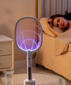Electric Mosquito Killer Racket - with 2 In 1 LED Flash Light