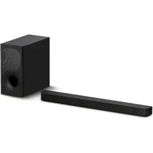 Sony HT-S400 Soundbar with Powerful Wireless Subwoofer – Black