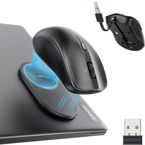 ESR MagMouse Snap to Carry Wireless Mouse – Black