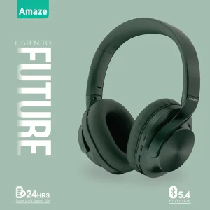 Amaze A650 Strong Base Wireless Headphone – Sea Green – BIS