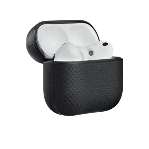 AirPods Pro 3 Pitaka Aramid Fiber Magnetic Case – Black