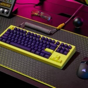 Drop CSTM80 Cyber Yellow Decorative Keyboard Case