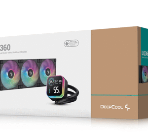 DeepCool LQ360 ARGB 360mm Liquid Cooler – Black/white NEW