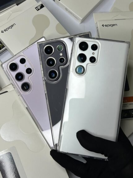 Transparent Spigen Crystal Clear Case For Samsung Galaxy Note Series and S Series