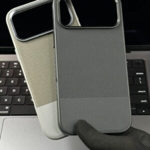 Vegan Matrix Leather Back Case For iPhone 17 Pro Max