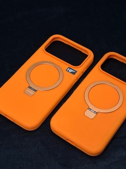 J-Case Soft Silicone With Ring Stand Back Case For iPhone 17 pro Best Price in Pakistan