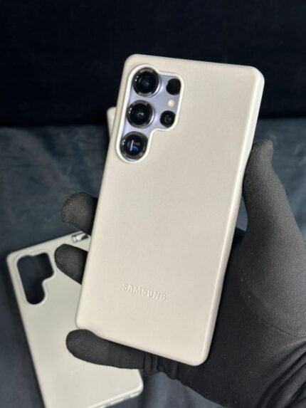 Premium Quality Leather Magsafe Back Case For Samsung Galaxy S25 Ultra