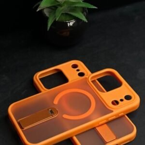 J-Case Magnetic Magsafe Matt Back Stand Case For iPhone 17 pro max Best Price in Pakistan